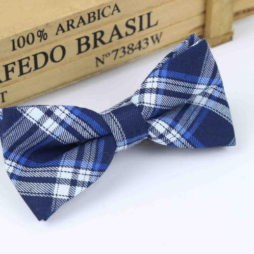 Boys Navy Tartan Dickie Bow | Boys Formal Bow Tie